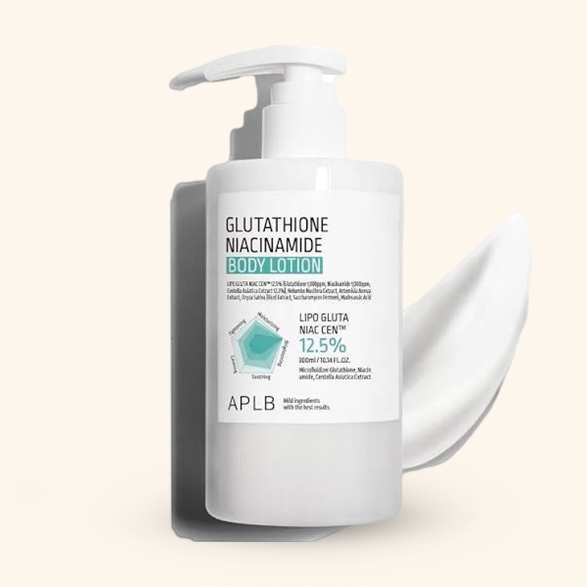 GLUTATHIONE NIACINAMIDE BODY LOTION